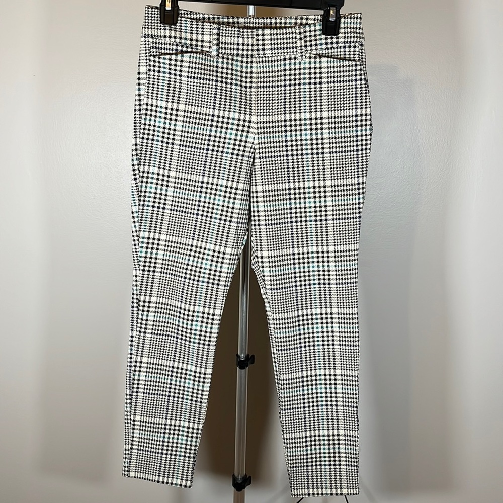 Plaid Dress Pants 4 Petite